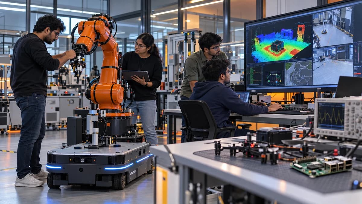 Advanced Robotech Programme practical learning environment