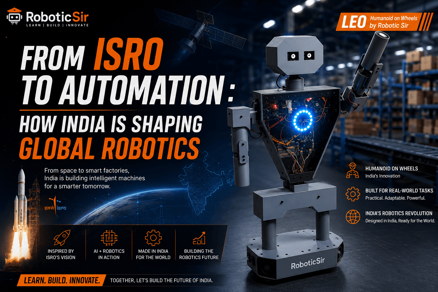 FROM ISRO TO AUTOMATION :HOW INDIA IS  SHAPING GLOBAL ROBOTICS