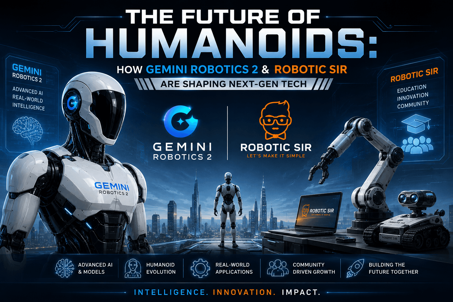 The Future of Humanoids: How Gemini Robotics 2 &  ROBOTIC SIR  Are Shaping Next-Gen Tech