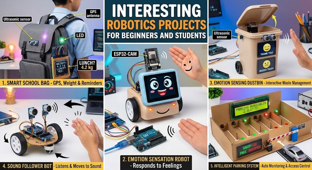 Interesting Robotics Projects for Beginners and Students