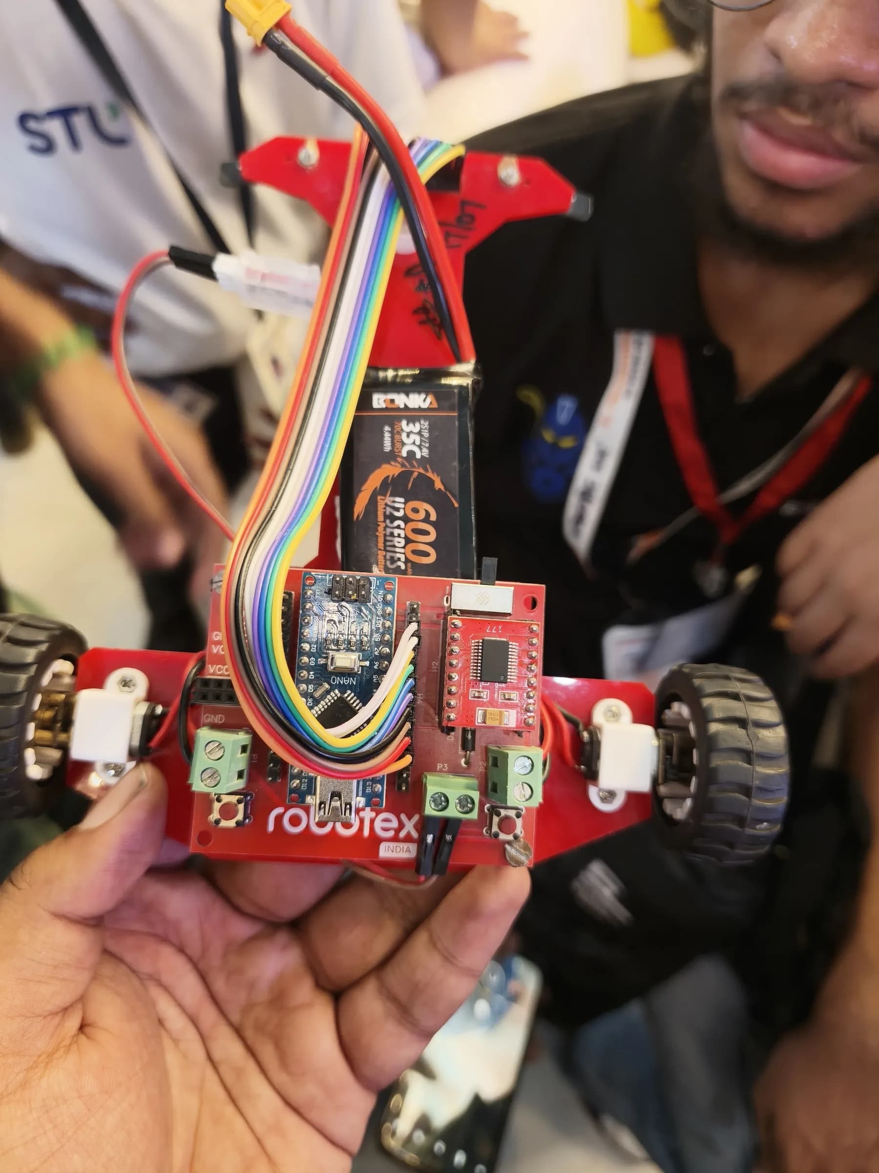 Robotic Sir AI India's delegation competing at the Robotex India National Robotics Championship 2026, World Peace Dome, Pune photo 2