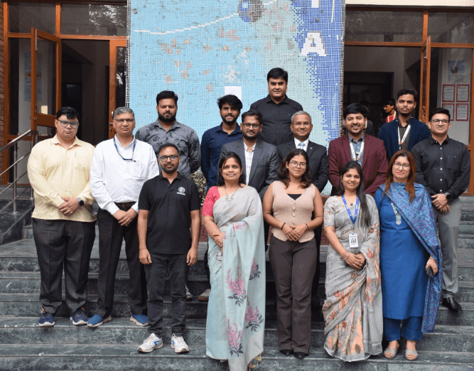 Piyush Jain Bafna judging student startup ideas at Pitch Your Idea Summit 3.0 at MAIT Delhi photo 4