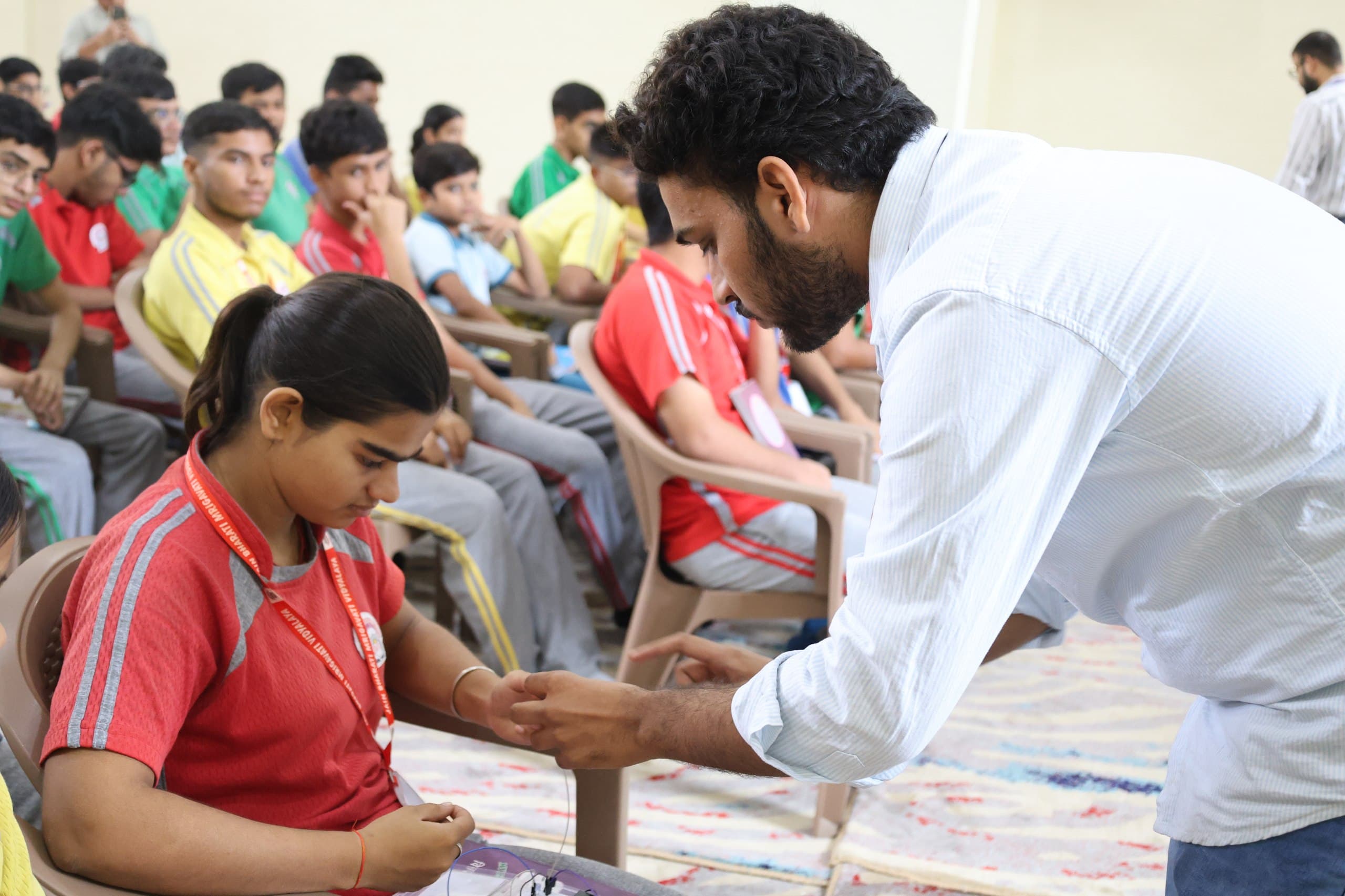Jain Bharti Core Electronics Workshop by Robotic Sir photo 1
