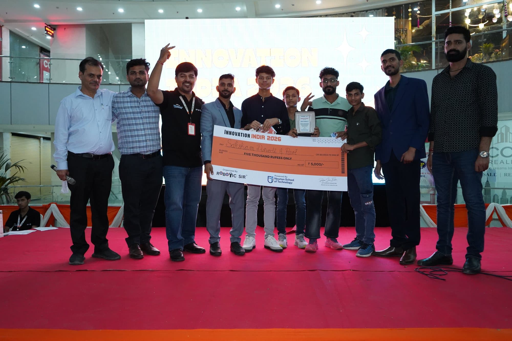 Students competing in the Innovation India 2026 hardware challenge in Noida photo 6