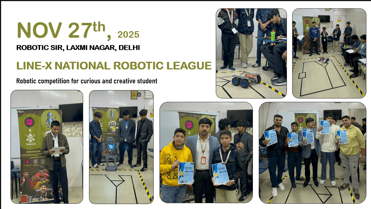 LINE-X National Robotic League 2025 autonomous line-following robotics competition