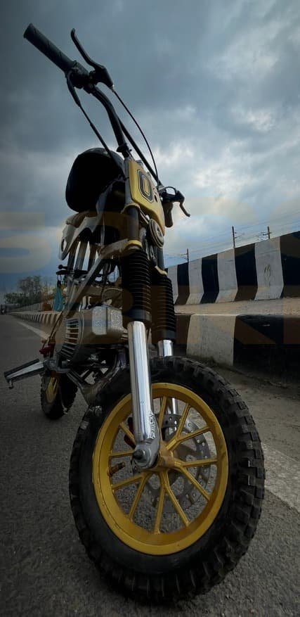 Custom-Built 50cc 2-Stroke Dirt Bike robotics project by Robotic Sir
