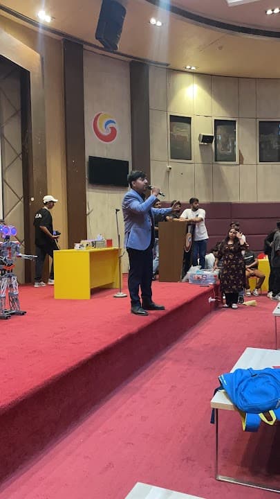Robotic Sir robotics and AI technology showcase at Galgotia Techfest 2025 in Noida