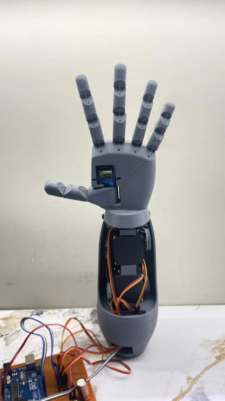 Open CV Robotic Hand